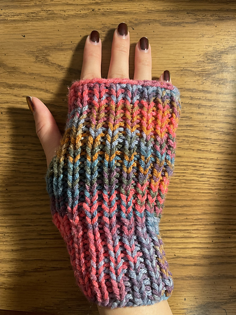Easy Fingerless Mitts